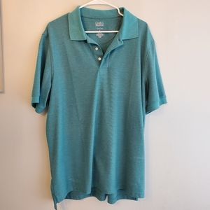 Croft and barrow men's polo teal size XL